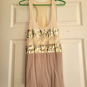 Express sparkling tank top - small